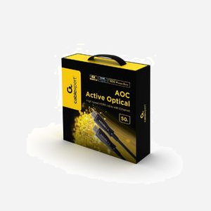 Cablexpert CCBP-HDMI-AOC-50M Câble HDMI 2.0 50m Connecteurs Type A Mâle Plaqué Or, Support Dolby Atmos, HDCP, RoHS - Miniature 2