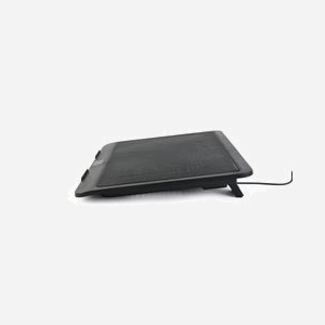 Gembird NBS-1F15-04 Support Laptop 15" ABS Noir, Ventilateur 12cm, Hauteur Réglable, Alimentation USB 5V, Dimensions 250x330x50mm - Miniature 3