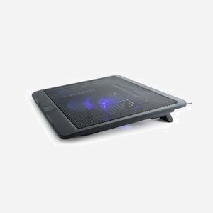 Gembird NBS-1F15-04 Support Laptop 15" ABS Noir, Ventilateur 12cm, Hauteur Réglable, Alimentation USB 5V, Dimensions 250x330x50mm - Miniature 4