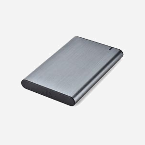 Gembird EE2-U3S-6-GR Boîtier Externe Aluminium USB 3.2 Gen 1 pour Disque Dur/SSD 2.5" SATA I/II/III jusqu'à 4To, UASP Support, Chipset JMS576 - Miniature 2