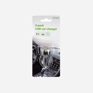 Gembird Chargeur Auto USB 2 ports 2.1A Noir EG-U2C2A-CAR-02, Entrée 12-24V, Sortie 5V, Protection Courant, Universel Tablettes/MP3/Portables - Miniature 3