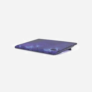 Gembird NBS-2F15-05 Support PC Portable 15.6" 2 Ventilateurs 125mm 1500tr/min 20CFM USB Métal/Plastique Réglable en Hauteur Noir