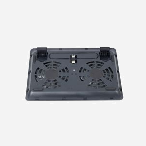Gembird NBS-2F15-05 Support PC Portable 15.6" 2 Ventilateurs 125mm 1500tr/min 20CFM USB Métal/Plastique Réglable en Hauteur Noir - Miniature 5