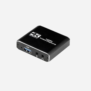 Gembird UHG-4K2-01 Capture Vidéo USB 2.0 HDMI 4K Pass-Through, Entrée Micro, Sortie Audio Stéréo, HDCP 1.4, 3840x2160 60Hz, Compatible Windows 10