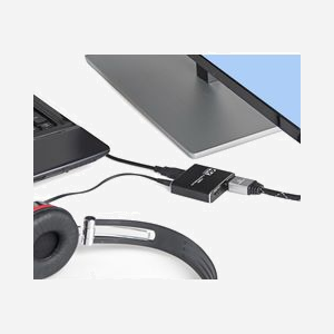 Gembird UHG-4K2-01 Capture Vidéo USB 2.0 HDMI 4K Pass-Through, Entrée Micro, Sortie Audio Stéréo, HDCP 1.4, 3840x2160 60Hz, Compatible Windows 10 - Miniature 4