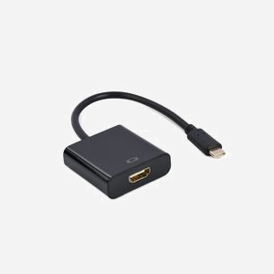 Gembird Adaptateur USB Type-C Mâle vers HDMI Femelle - Résolution 4K 60Hz - USB 3.2 Gen 2 - Noir - Câble 0.15m - Compatible USB-C - Miniature 2