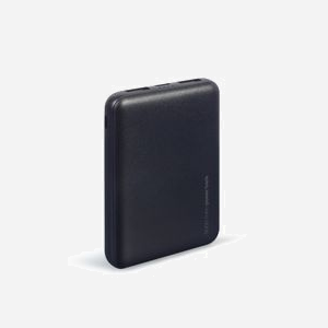 Gembird PB05-02 Batterie Externe 5000mAh Li-Po, 2x USB-A + USB-C + Micro-USB, 5V/2.4A, 12W, Protection Surcharge/Court-circuit, Noir
