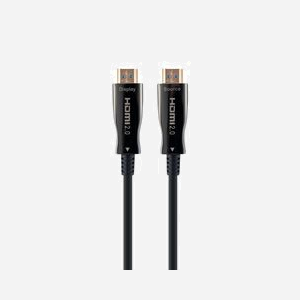 Gembird CCBP-HDMI-AOC-20M-02 : Câble Optique Actif HDMI 2.0 20m, 4K UHD 60Hz, Ethernet, HDCP 1.4/2.2, HDR, Fibre Optique, Connecteurs Plaqué Or - Miniature 2