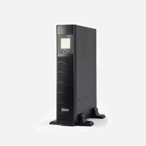 Gembird EG-UPSRACK-10 Onduleur Rackable 1kVA/800W Line-Interactive 3.4U AVR Sinusoïde Pure 220V 50/60Hz USB RJ45 Batterie 12V 7Ah LCD Noir