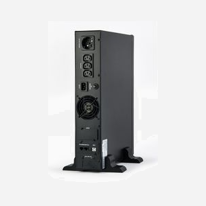 Gembird EG-UPSRACK-10 Onduleur Rackable 1kVA/800W Line-Interactive 3.4U AVR Sinusoïde Pure 220V 50/60Hz USB RJ45 Batterie 12V 7Ah LCD Noir - Miniature 2