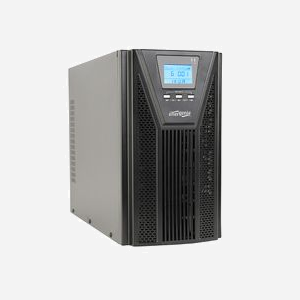 Gembird EG-UPSO-3000 Onduleur Online Double Conversion 3kVA/2700W Sinusoïde Pure 220V 50/60Hz, 5 Prises Type F, USB, LCD, Autonomie 8-20min - Miniature 1