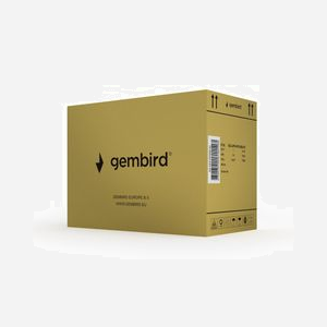 Gembird EG-UPS-PS2000-02 : Onduleur Line-Interactive 2kVA/1600W Sinusoïde Pure, 2x Schuko + 3x C13, USB, Écran LCD, Autonomie 10-30min, Format Tour