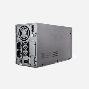 Gembird EG-UPS-PS2000-02 : Onduleur Line-Interactive 2kVA/1600W Sinusoïde Pure, 2x Schuko + 3x C13, USB, Écran LCD, Autonomie 10-30min, Format Tour - Miniature 3