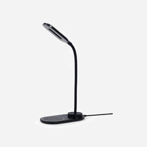 Gembird TA-WPC10-LED-01 Support Chargeur sans Fil Qi 10W Noir, Entrée 5V 110-205Hz, Câble 1.5m, Compatible Smartphones/Tablettes Qi - Miniature 1
