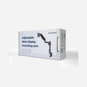 Gembird MA-DA1P-01 Support écran 17-32" (43.2-81.3cm), VESA 75x75/100x100, Bras articulé, Pivot -90/+90°, Inclinaison -35/+35°, 9kg Max.