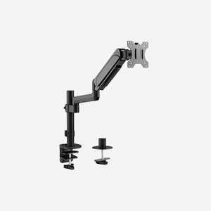 Gembird MA-DA1P-01 Support écran 17-32" (43.2-81.3cm), VESA 75x75/100x100, Bras articulé, Pivot -90/+90°, Inclinaison -35/+35°, 9kg Max. - Miniature 2