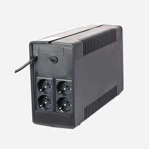 Gembird EG-UPS-H1500 Onduleur 1500VA AVR avec protection surcharge, court-circuit, surtension et décharge profonde. Dimensions: 115x320x220mm, 9.8kg. - Miniature 2