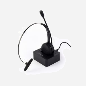 Gembird BTHS-M-01 Casque Stéréo Bluetooth, Microphone Intégré, Autonomie 12h, Contrôle Multifonction, LED, 180x180x50mm, 180g