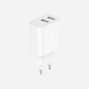 Gembird TA-UC-2A12-01 Chargeur Secteur USB 2 Ports 2.4A (5V/12W) Blanc avec Protection Surcharge/Court-circuit - Compatible Smartphone, Tablette - Miniature 2