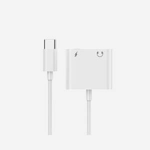 Gembird Adaptateur Audio USB Type-C vers Jack 3.5mm (Femelle), Câble 0.1m, Blanc - Connecteurs Droit, Compatible Macbook, Chromebook, Nexus 5X... - Miniature 2