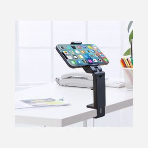 Gembird TA-CH-CLIP-01 Support Smartphone Auto Universel 50-90mm, Cou Flexible 360°, ABS/PC, Fixation Clip, Noir, 90mm Largeur, 100g - Miniature 3