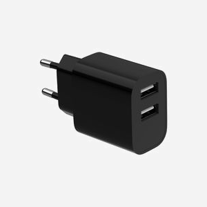 Gembird TA-UC-2A12-01-BK : Chargeur USB Secteur 2 Ports Type A 5V/2.1A, Protection Surcharge/Court-circuit, Entrée 100-240V - Miniature 3
