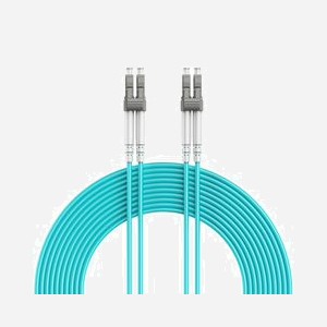 Câble Fibre Optique Multimode Duplex Gembird OM4 LC/LC 15m, 50/125µm, 100Gbps, LSZH, Aqua, Longueurs d'ondes 850/1300nm, Perte Insertion 0.3dB