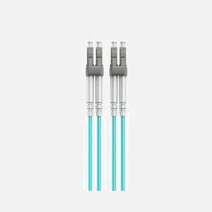 Câble Fibre Optique Multimode Duplex Gembird OM4 LC/LC 15m, 50/125µm, 100Gbps, LSZH, Aqua, Longueurs d'ondes 850/1300nm, Perte Insertion 0.3dB - Miniature 2