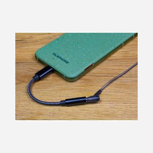 Fairphone Adaptateur USB-C vers Mini Audio Jack, ACADAP-3ZW-WW1, Connecteurs Mâle/Femelle, 0.123m, Noir, Impédance 16 Ohm, Dimensions 11.3x123x8mm - Miniature 2
