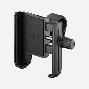 Ninebot by Segway - Support Passif Smartphone/Mobile pour Trottinette - Clamp Ajustable 58-90mm - Plastique Noir - 84x82x72mm - 76g - Miniature 1