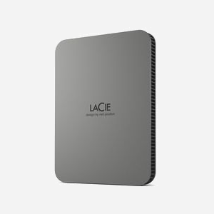 LaCie Mobile Drive Secure 2To USB Type-C 3.2 Gen 1 Disque Dur Externe Gris - Thunderbolt, Protection par Mot de Passe, Compatible macOS, 85.3x118.3x10.4mm - Miniature 2