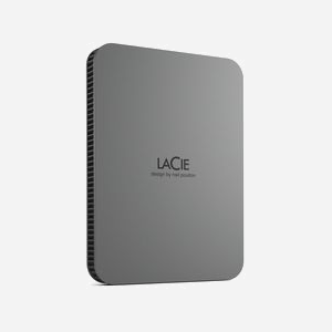 LaCie Mobile Drive Secure 2To USB Type-C 3.2 Gen 1 Disque Dur Externe Gris - Thunderbolt, Protection par Mot de Passe, Compatible macOS, 85.3x118.3x10.4mm - Miniature 3