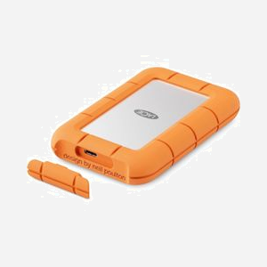 LaCie STMF4000400 SSD Externe 4To USB Type-C USB 3.2 Gen 2x2 2000Mo/s Aluminium/Plastique Gris/Orange IP54 Windows/macOS/iPadOS 66.9x105.3x17.3mm - Miniature 3