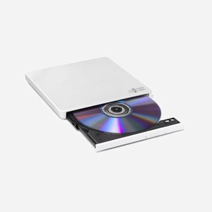 Hitachi-LG GP60NW60.AUAE12W Graveur DVD±RW Externe USB 2.0, M-DISC, Blanc, 8x DVD±R, Compatible Windows/macOS, 141x136.5x14mm, 200g - Miniature 3