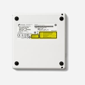Hitachi-LG GP60NW60.AUAE12W Graveur DVD±RW Externe USB 2.0, M-DISC, Blanc, 8x DVD±R, Compatible Windows/macOS, 141x136.5x14mm, 200g - Miniature 5