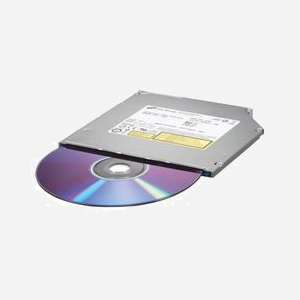 Hitachi-LG GS40N.ARAA10B Graveur DVD±RW Super Multi Interne 24x CD/8x DVD, Chargement Fente, Compatible M-DISC, Interface SATA, pour Portable, Windows 10 - Miniature 1
