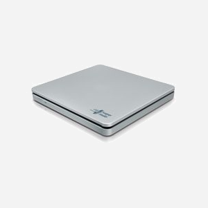 Hitachi-LG GP70NS50.AHLE10B Graveur DVD±RW Externe USB 2.0 Slim Slot-Loading Argent, M-DISC, Windows & macOS, 8x DVD±R, 24x CD-R - Miniature 3