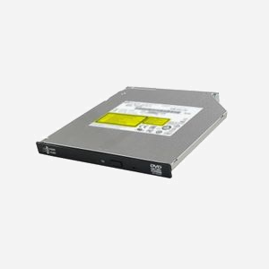 Hitachi-LG GUD1N Graveur DVD Super Multi DL Interne 9.5mm SATA, CD-R 24x, DVD±R 8x/6x, DVD-RAM 5x, M-DISC, Noir/Acier, 128x127x9.5mm