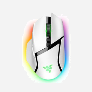 Razer Basilisk V3 Pro Souris Optique 30000 DPI RF Wireless/Bluetooth/USB Type-C, Droitier, 11 Boutons Programmables, 750 IPS, Blanc