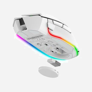 Razer Basilisk V3 Pro Souris Optique 30000 DPI RF Wireless/Bluetooth/USB Type-C, Droitier, 11 Boutons Programmables, 750 IPS, Blanc - Miniature 5