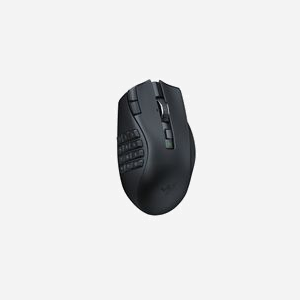 Razer Naga V2 HyperSpeed - Souris Gaming Droitier RF sans Fil + Bluetooth Optique 30000 DPI, 19 Boutons Programmables, 750 IPS, 50G