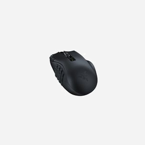 Razer Naga V2 HyperSpeed - Souris Gaming Droitier RF sans Fil + Bluetooth Optique 30000 DPI, 19 Boutons Programmables, 750 IPS, 50G - Miniature 3