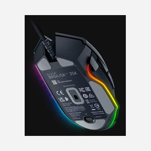 Souris Gaming Razer Basilisk V3 35K DPI Optique Filaire USB, 11 Boutons Programmables, Focus Pro 35K, 750 IPS, 70G, Droitier, Multi-Éclairage RGB - Miniature 3