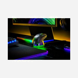 Station d'accueil Razer Mouse Dock Pro - Recharge sans fil pour souris Razer Basilisk V3 Pro, port USB Type-C, Noir, 55 x 83 x 4.3 mm - Miniature 4