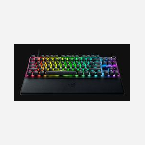 Clavier Gamer Razer RZ03-04980500-R3F1 AZERTY Français, Optique, USB Type-C, TKL (80%), Rétroéclairage LED RGB, Mémoire Intégrée, Anti-Ghosting N-Key Rollover, Repose-Poignets - Miniature 2