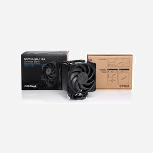 Noctua NH-U12A chromax.black Refroidisseur CPU Air, 2x120mm NF-A12x25 PWM, 450-2000 tr/min, 102.1 m³/h, compatible Intel LGA1851/1700 et AMD AM5/AM4 - Miniature 4