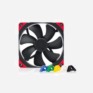 Ventilateur Noctua NF-A14 PWM chromax.black.swap 14cm, 300-1500 tr/min, 140.2 m³/h, 2.08 mmH2O, roulement SSO, 12V, noir - Miniature 1