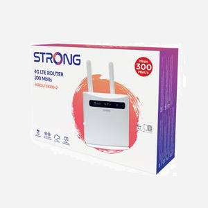 Strong 4GROUTER300V2 : Routeur cellulaire 4G LTE 150Mbps, Wi-Fi 4 (802.11n) 300Mbps, Fast Ethernet, 4 ports RJ45, IPv4/IPv6, WPA2, WPS - Miniature 4