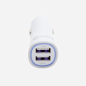 SYBA CL-ADA20161 Chargeur Auto Universel 2 ports USB 2.0, 12-40V, 5V/1A, Blanc - Alimentation Allume-cigare - Température Opération 0-40°C - Miniature 2