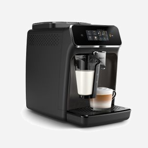 Philips EP2334/10 Série 2300 SilentBrew : Machine Expresso Automatique avec Broyeur Céramique, LatteGo, 4 Boissons, Noir/Gris Perle, AquaClean - Miniature 3